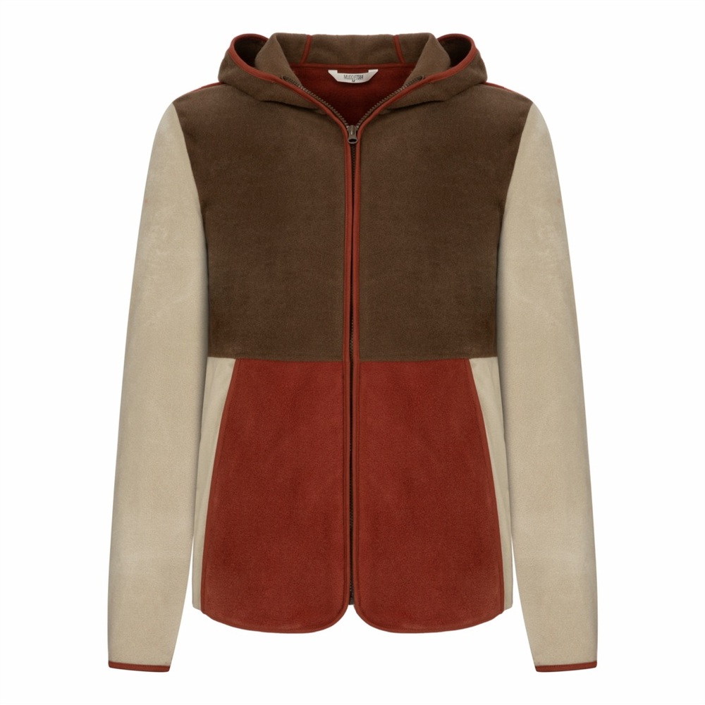 Mudo zip-up fleece sweatshirt (M)